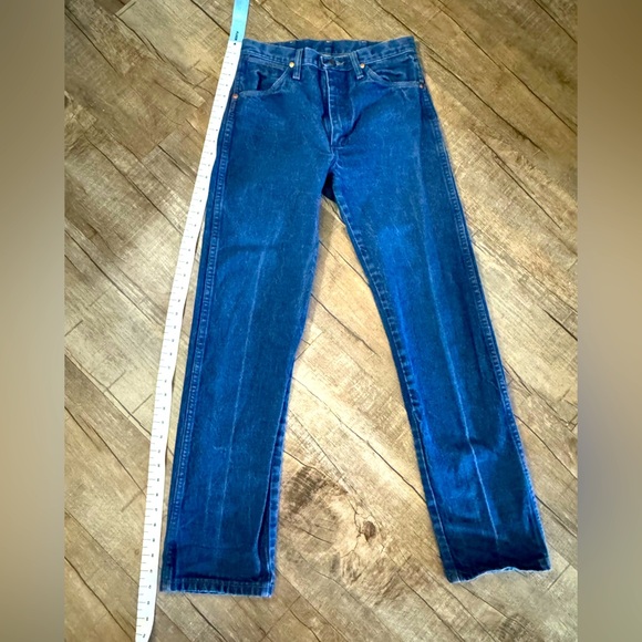 Wrangler Men's Cowboy Cut Blue Denim Original Fit Jean 29 x 32 - Picture 4 of 8
